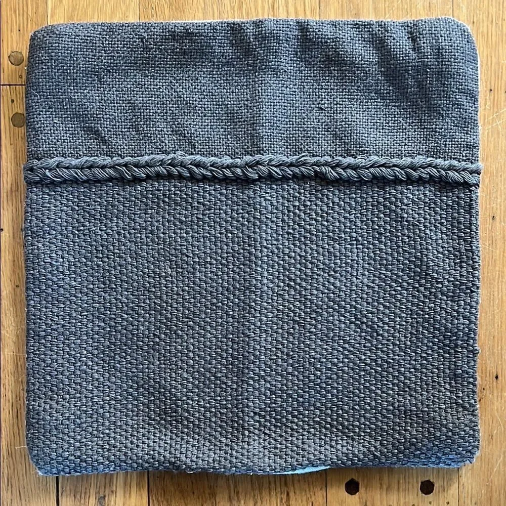 Pottery Barn Gray Knit Pillow Cover
